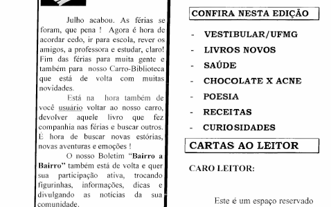Boletim n.3 – ano 2 – ago/1997