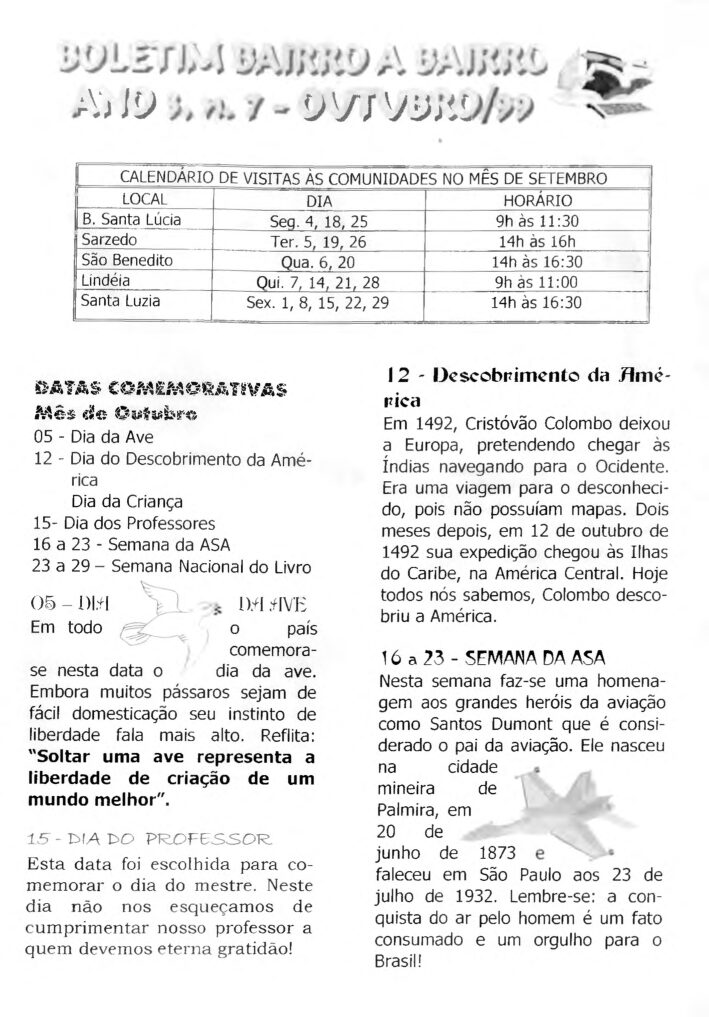 Boletim n. 7 – ano 4 – out/1999