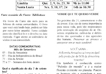 Boletim n. 6 – ano 4 – set/1999
