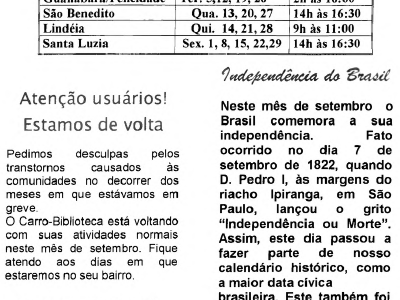 Boletim n. 8 – ano 5 – set/2000