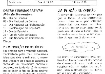 Boletim n. 8 – ano 4 – nov/1999